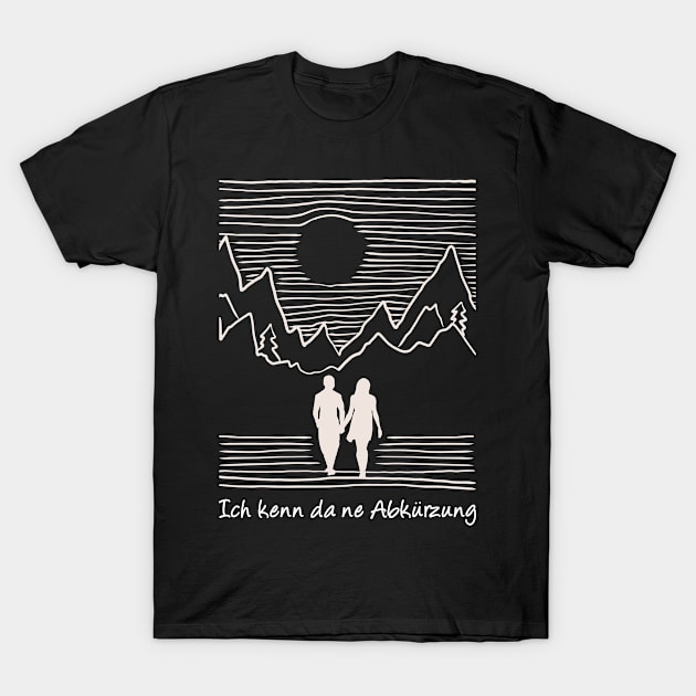 I Know The Abbreviation Mountaineer Hiking T-Shirt by wbdesignz